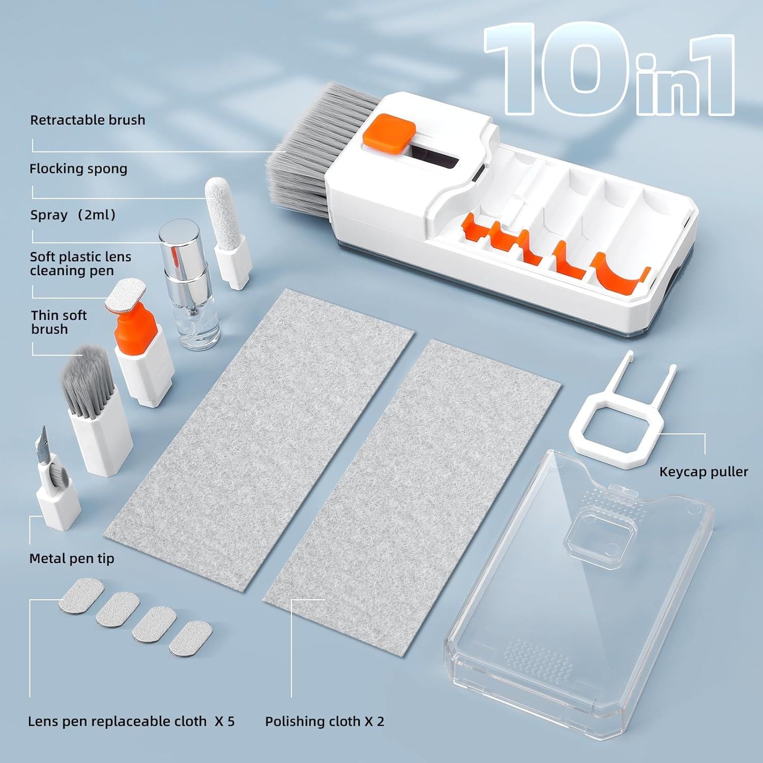 Multi-function Cleaning Toolset for Airpods and Laptop Keyboard