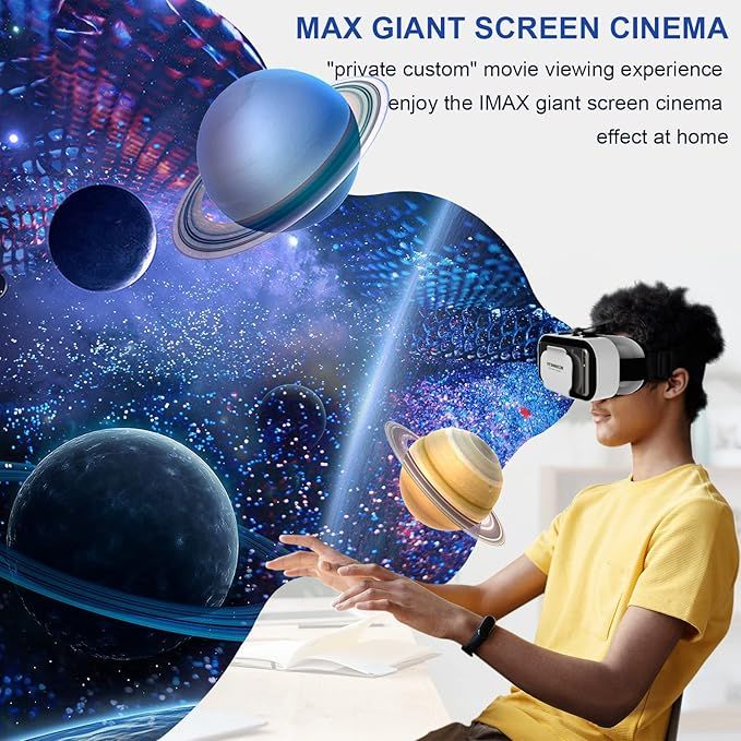 VR Headset with Remote for iPhone and Android