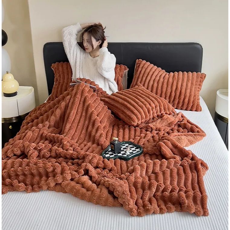 Luxurious Rabbit Wool Blanket