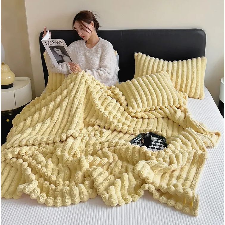 Luxurious Rabbit Wool Blanket