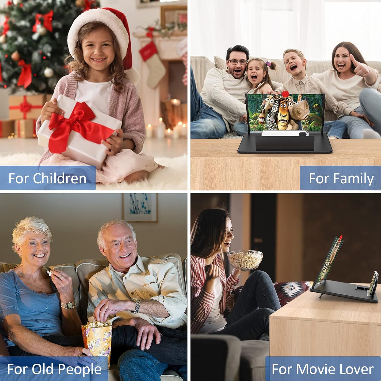 14" 3D HD Screen Magnifier for Smartphones