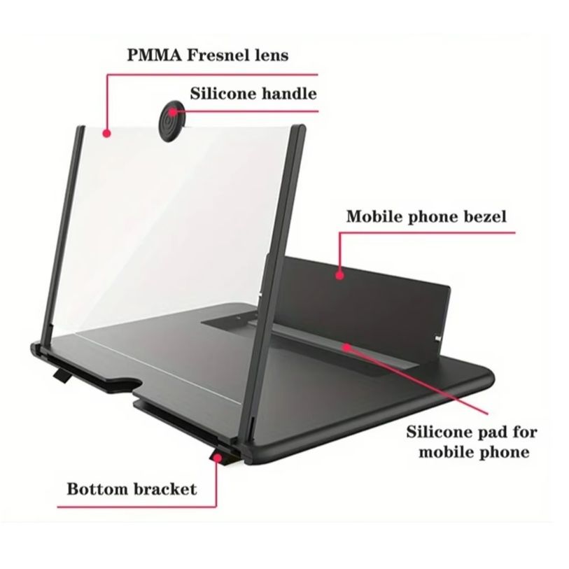 14" 3D HD Screen Magnifier for Smartphones