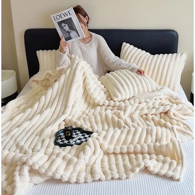 Luxurious Rabbit Wool Blanket