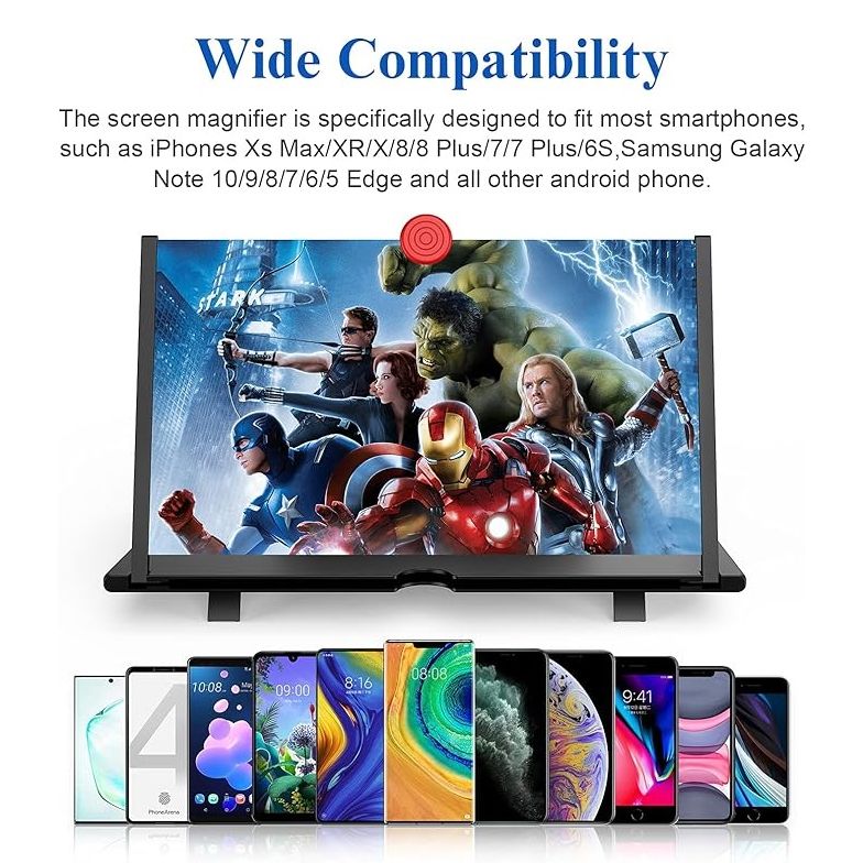 14" 3D HD Screen Magnifier for Smartphones