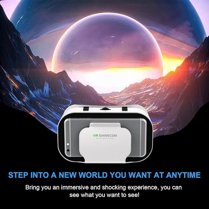 VR Headset with Remote for iPhone and Android