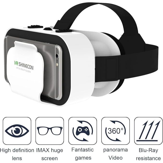 VR Headset with Remote for iPhone and Android