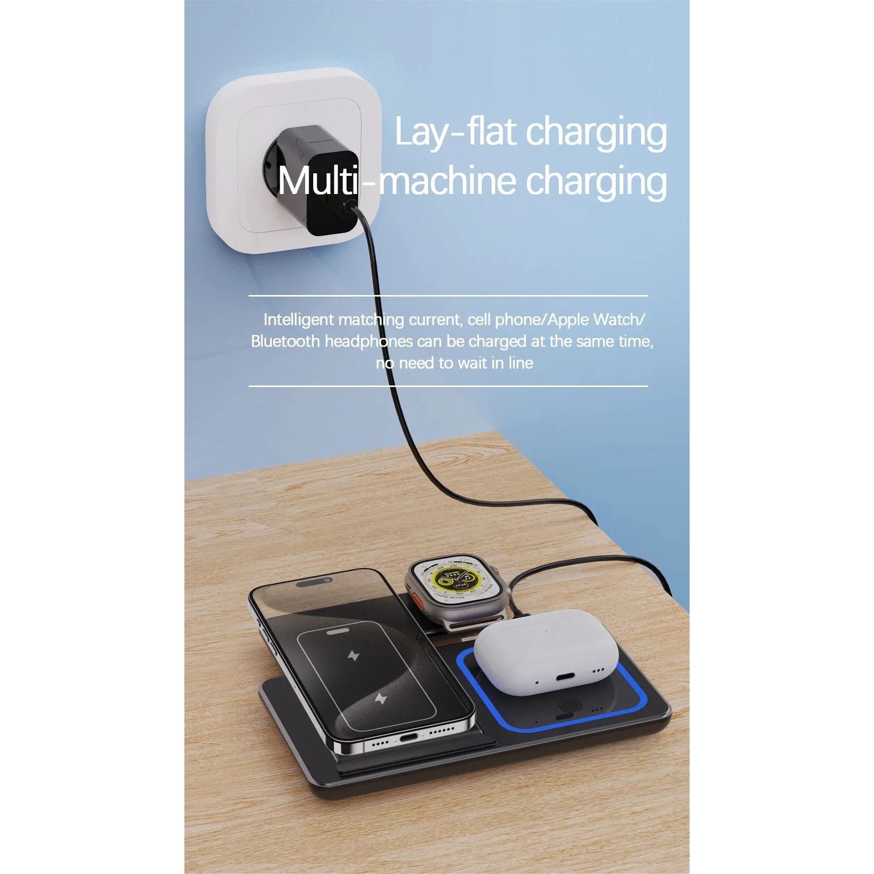 3 in 1 Wireless Charging Station
