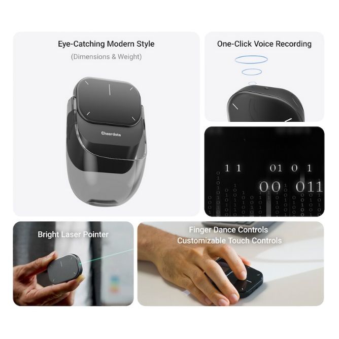 Smart Bluetooth Mouse, Pointer & Recorder