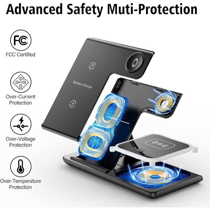 3 in 1 Wireless Charging Station