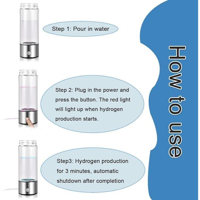 Portable Hydrogen Water Bottle