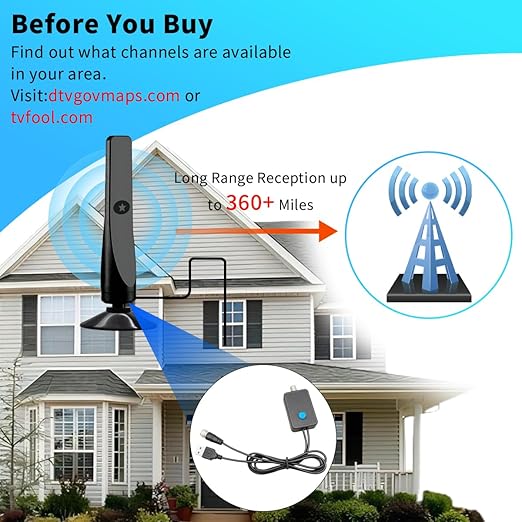HDTV Booster Digital Antenna