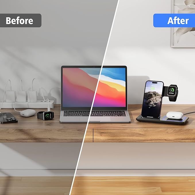 3 in 1 Wireless Charging Station