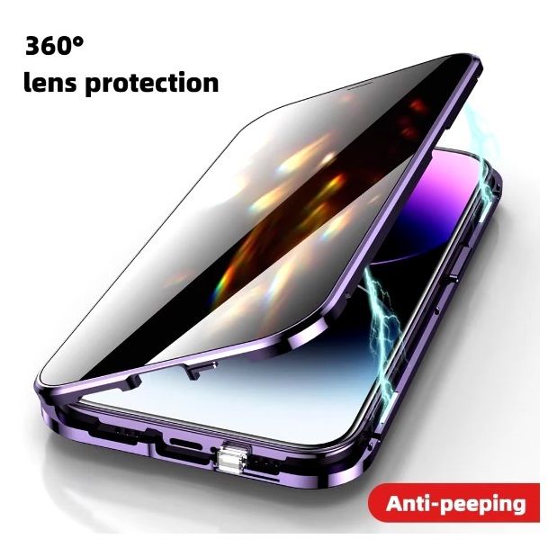 Magnetic Privacy Phone Case for i-Phone