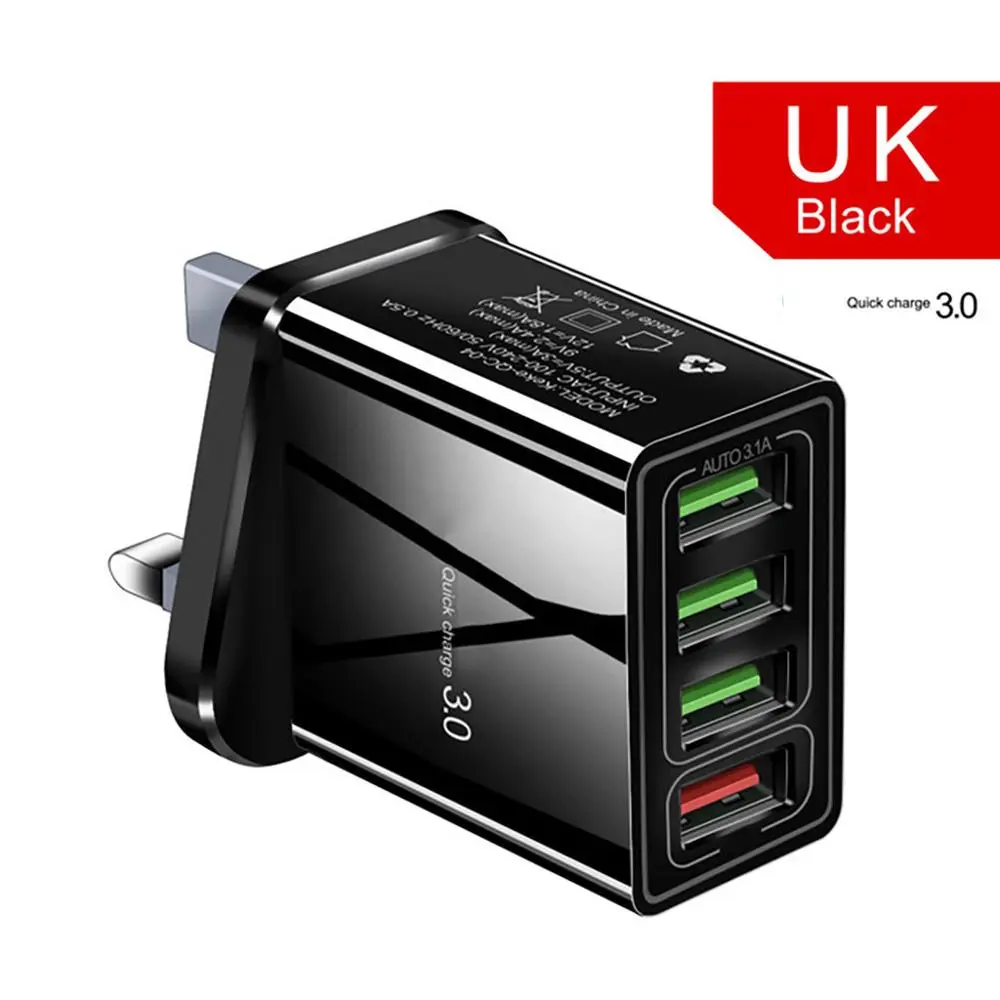 4-Port Fast Charging Universal Voltage Adapter