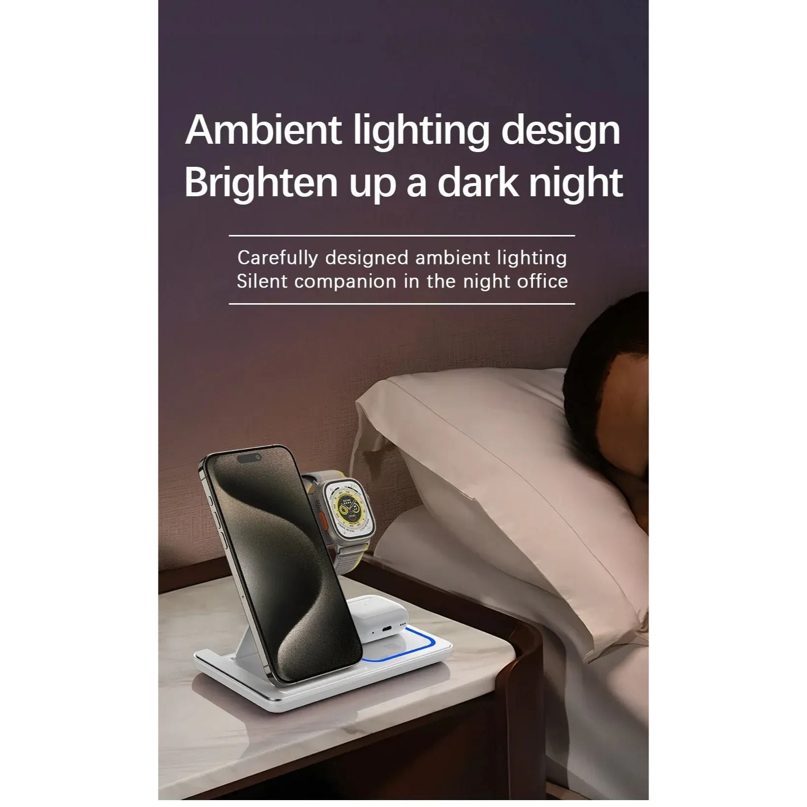 3 in 1 Wireless Charging Station