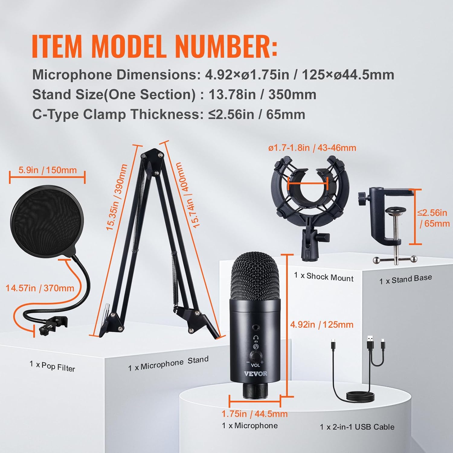 Professional Streaming Podcast Mic