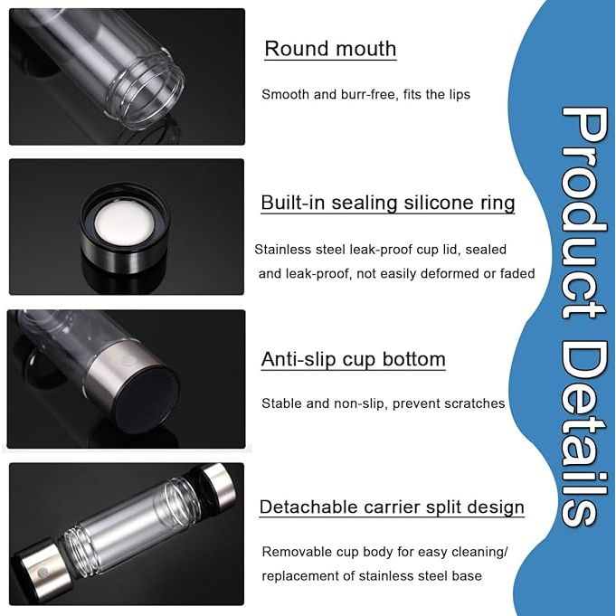 Portable Hydrogen Water Bottle