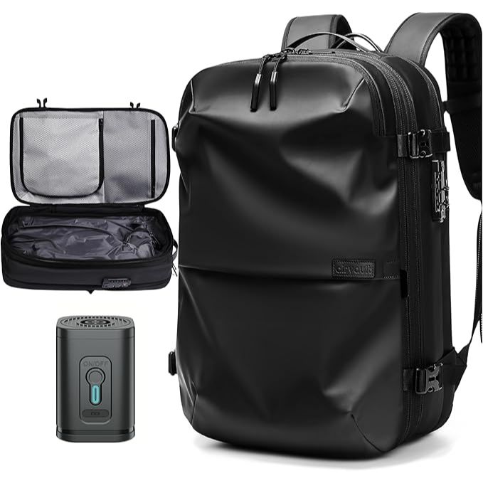 Vacuum Seal Travel Backpack (Black)