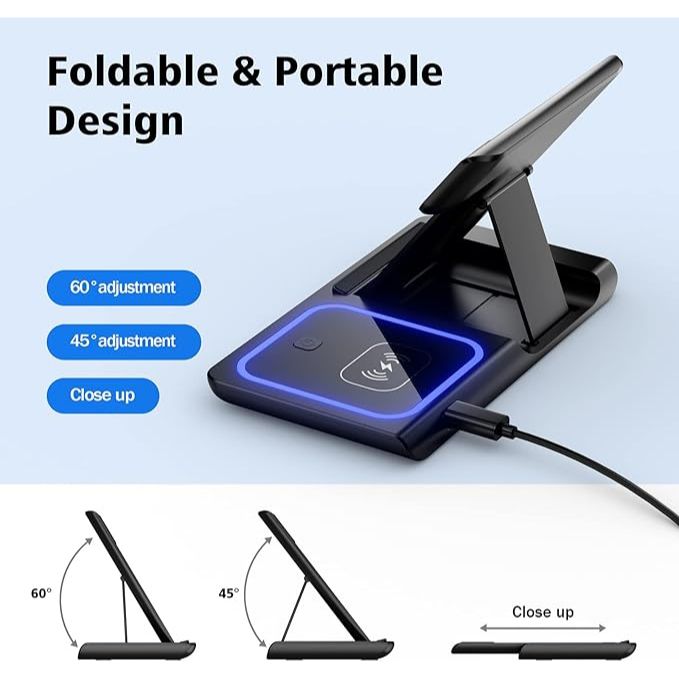 3 in 1 Wireless Charging Station