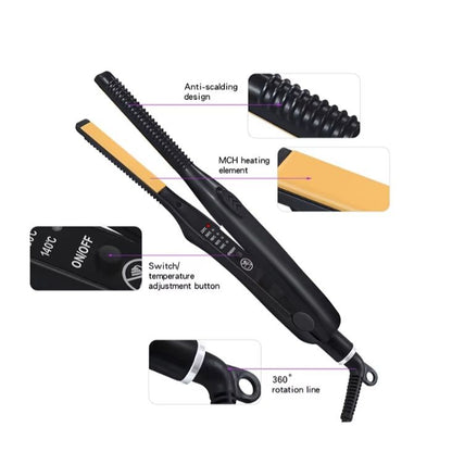 2-in-1 Straightener Curler