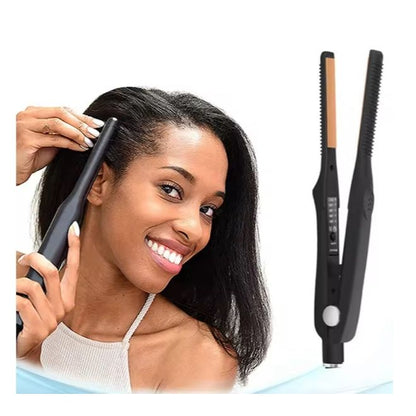 2-in-1 Straightener Curler