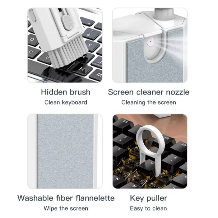 Multi-function Cleaning Toolset for Airpods and Laptop Keyboard