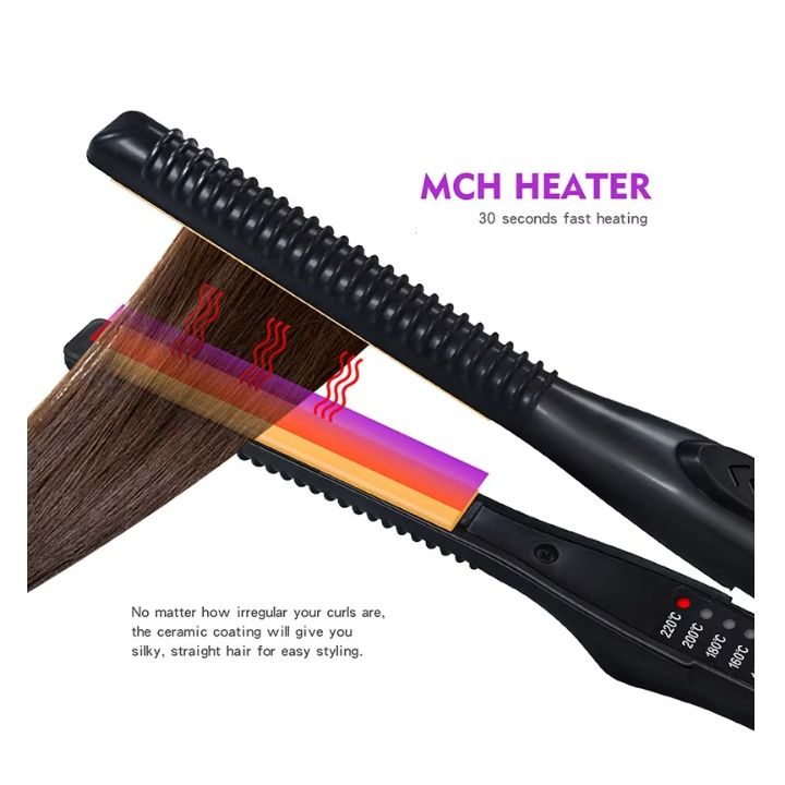 2-in-1 Straightener Curler