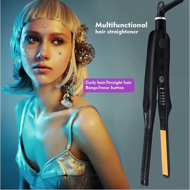 2-in-1 Straightener Curler