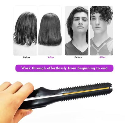 2-in-1 Straightener Curler