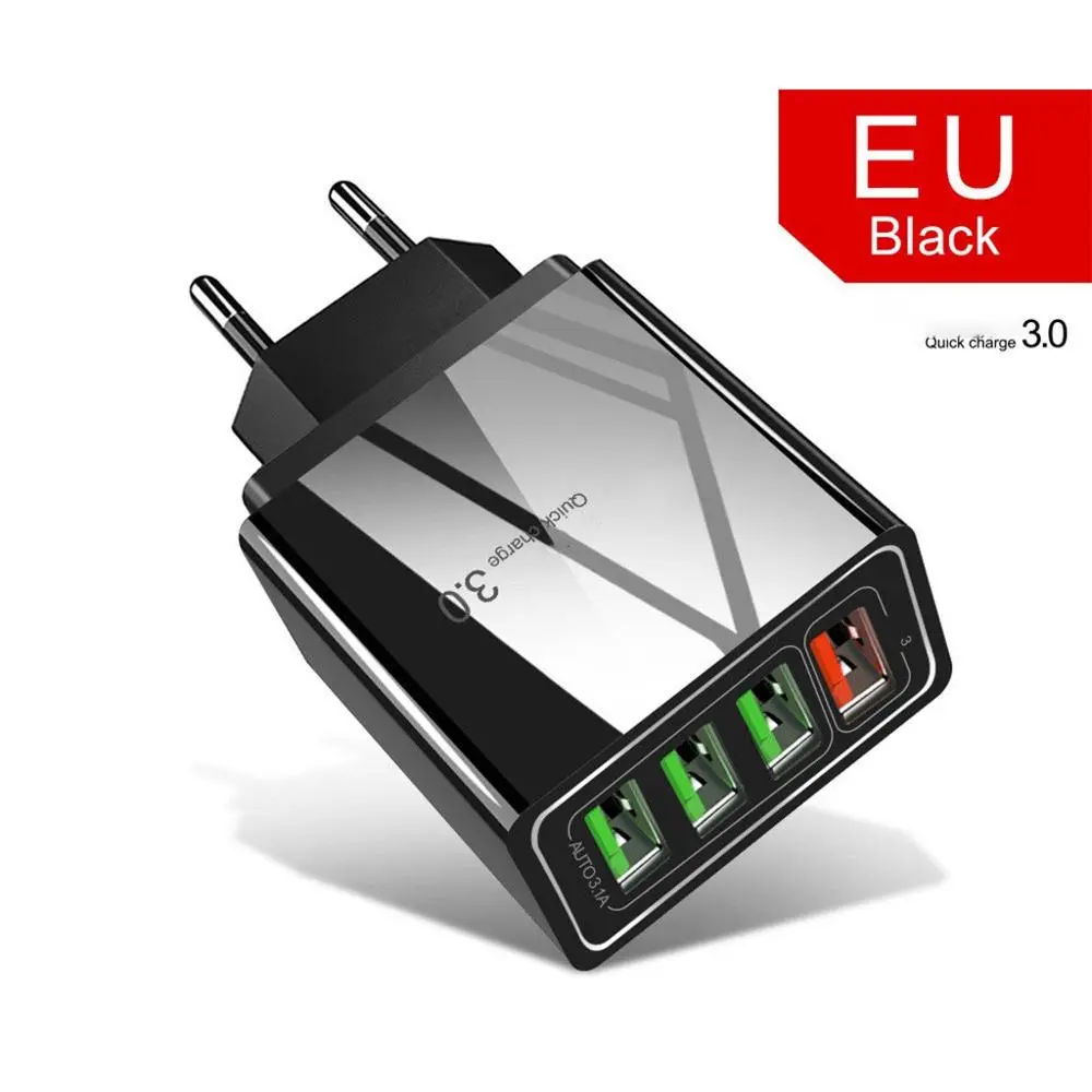 4-Port Fast Charging Universal Voltage Adapter